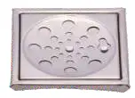 Grelha Quadrada com Fecho e Caixilho 10cm