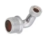 Cotovelo 90º Macho-Macho 1/2" x 3/8" - CR