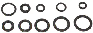 O'Ring para Registros e Torneiras - 2 pçs de Cada