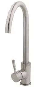 Torneira Bica Móvel 1/4 Volta Inox Escovado Cozinha